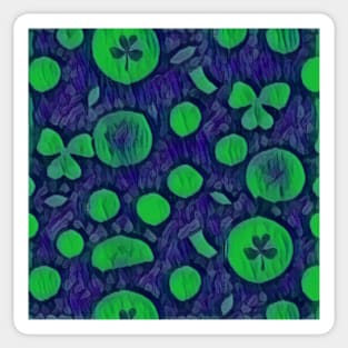 Scattered Clover 5 (MD23Pat004c) Sticker